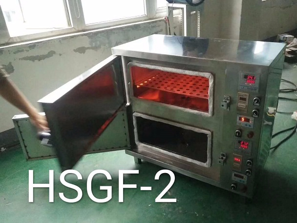 HSGF-2双层烤鱼箱/烤鱼炉,同时烤2条